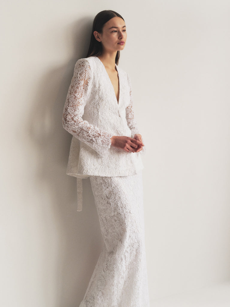 Lace Flared Jacket