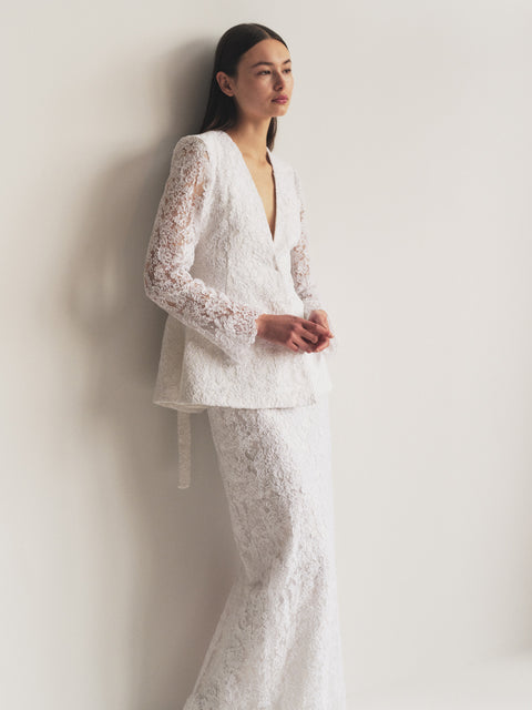 Lace Flared Jacket