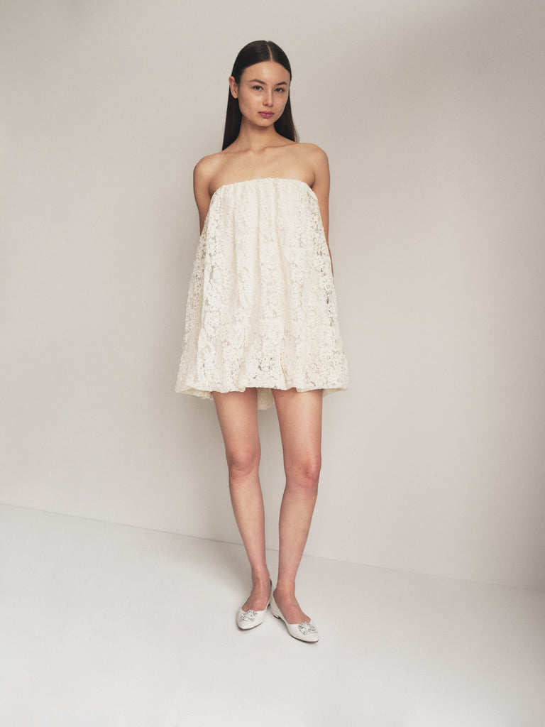 Mini Lace Bubble Dress