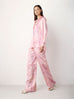 Classic Wide Leg Pant in Pink Print