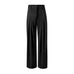 Wool Palazzo Pants in Black