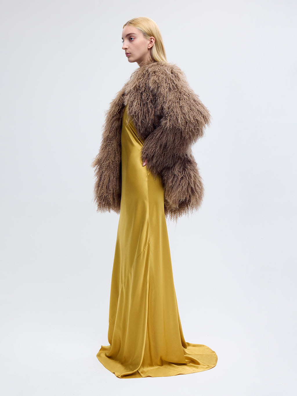 Mongolian Lamb Shearling Coat in Camel – Alejandra Alonso Rojas