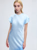 Nausheen Silk Gown in Blue Degrade