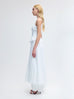 Broderie Trim Corset and Skirt Set