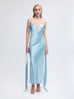 V-Neck Bustier Dress with Ties