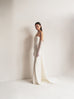 Bustier Gown with Bows in White Lace