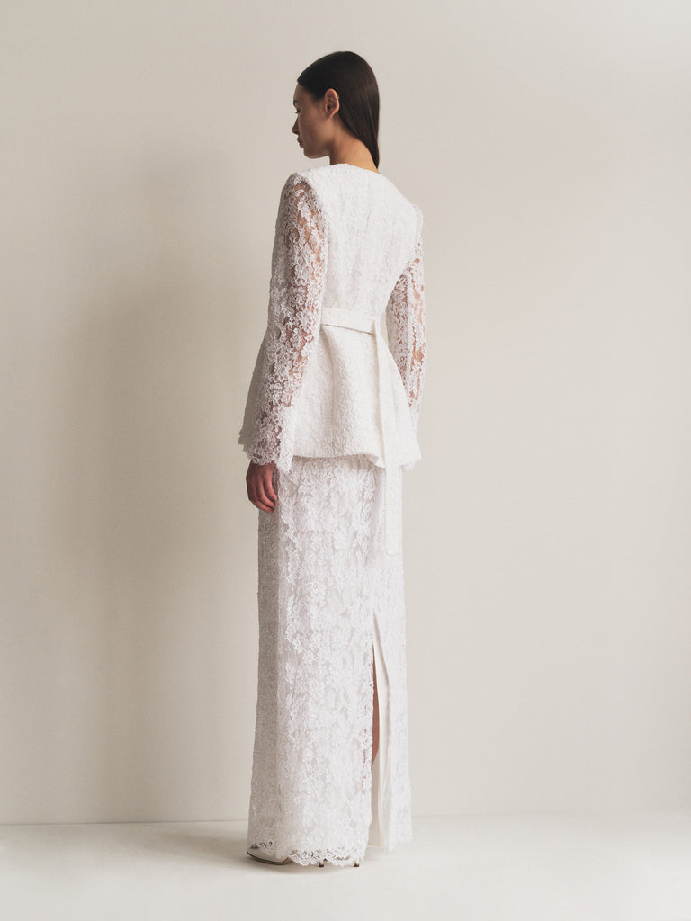 Lace Flared Jacket Lace Flared Jacket