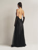 Low Back Gown with Lace Godets