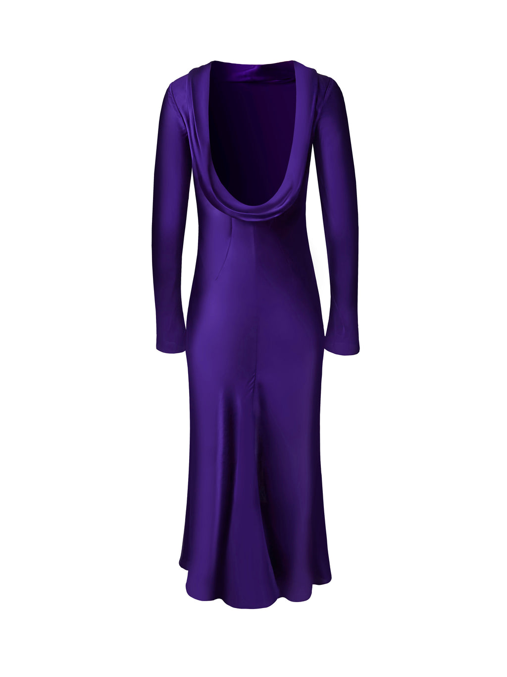 alejandra cowl neck midi dress Cowl Back Midi Dress in Indigo