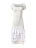 Knit Cotton Dress in Ivory