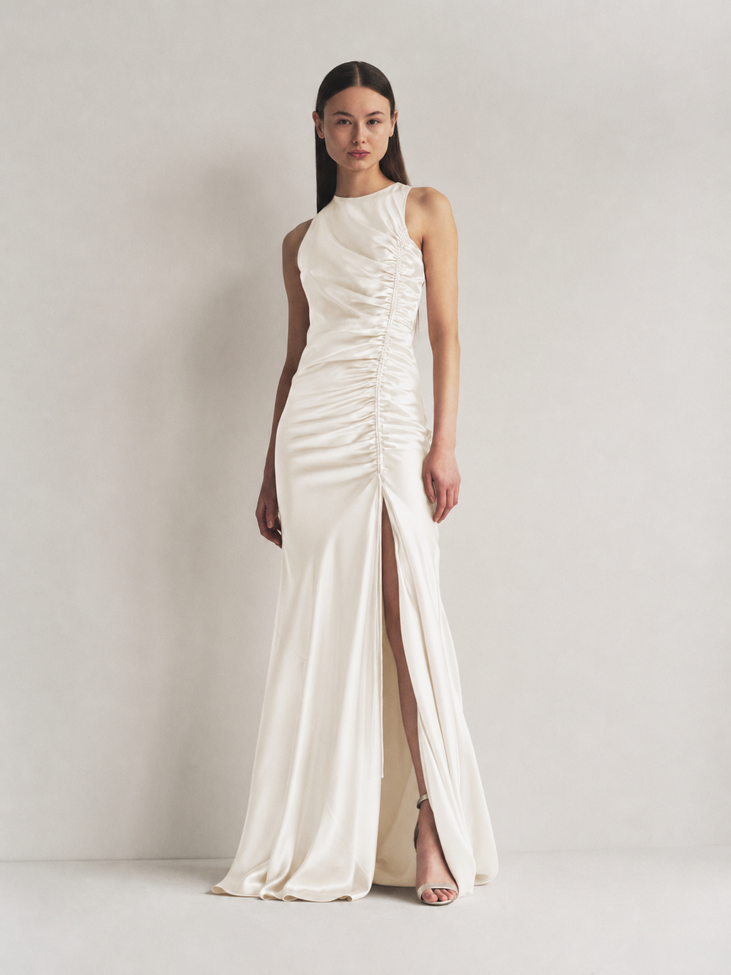 Ruched Tank Gown