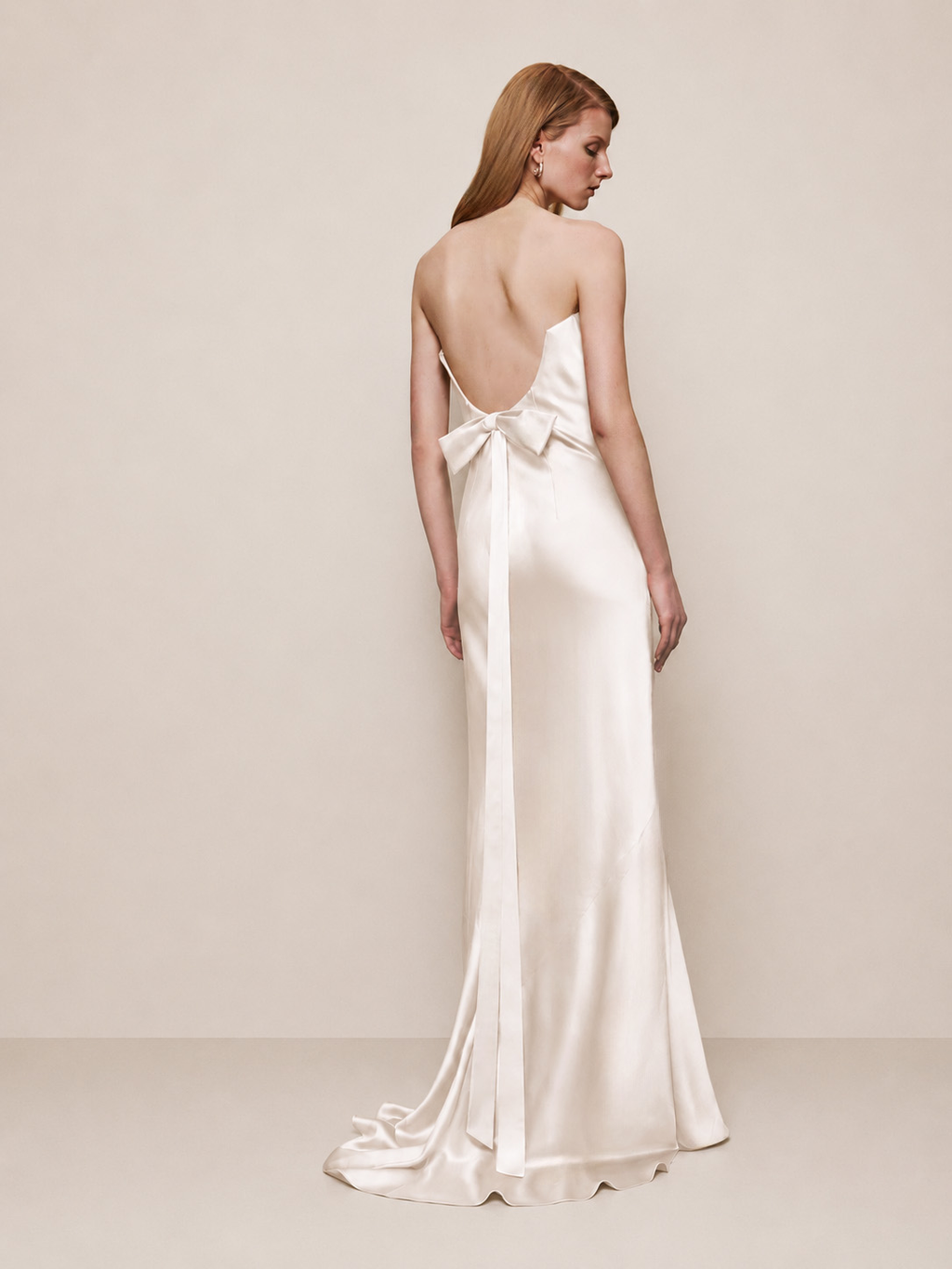 Open Back Bow Gown