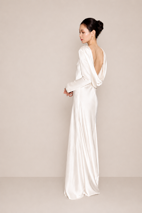 Cowl Back Gown