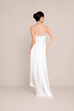 Fitted Sheath Dress with Train