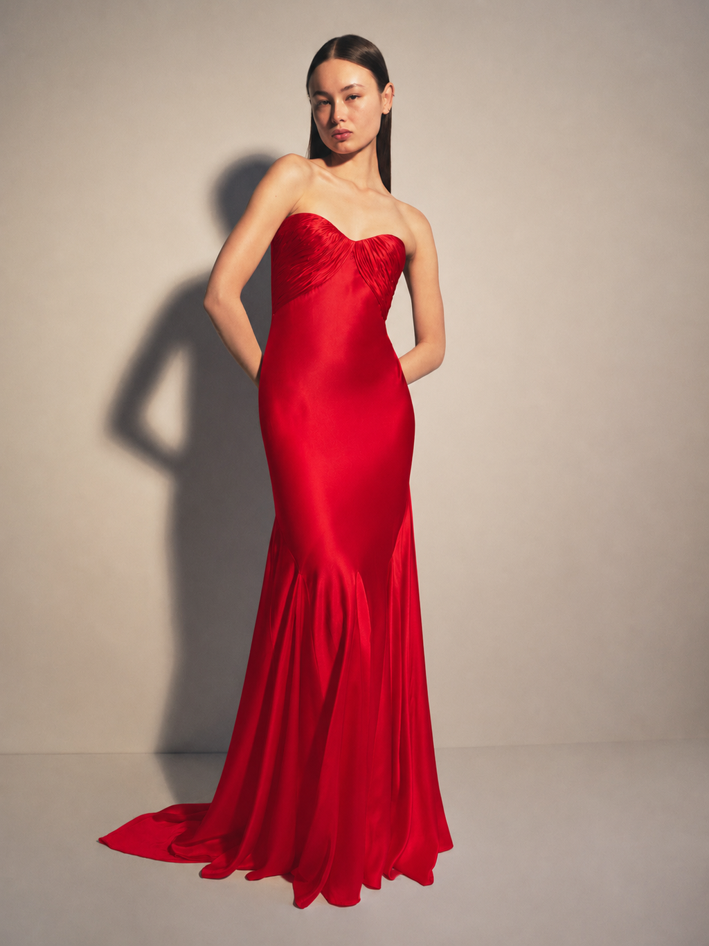Bustier Gown with Godets