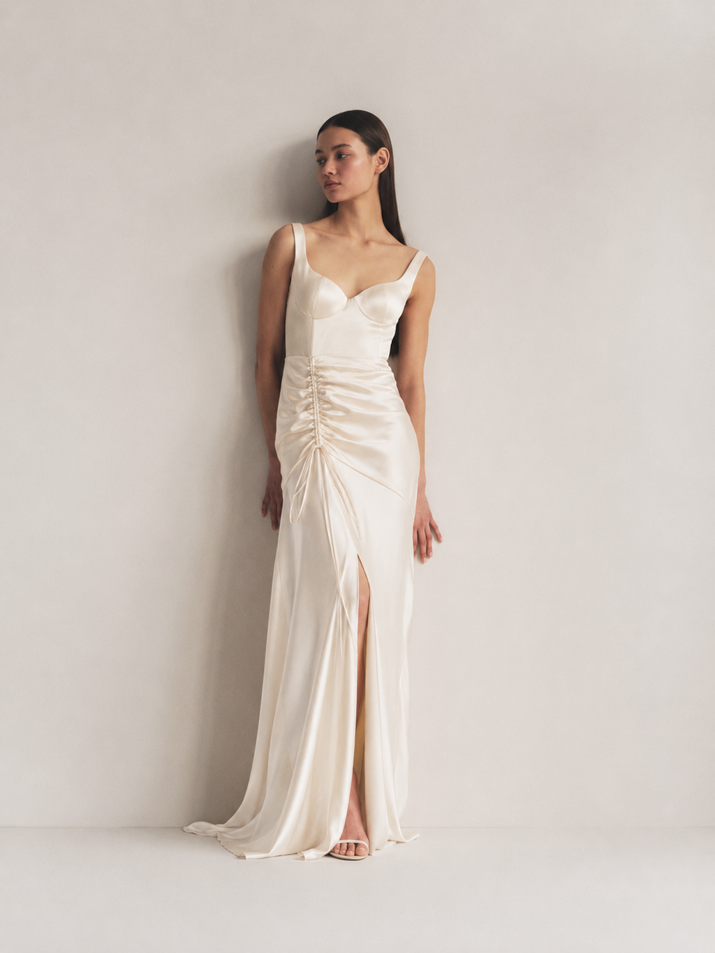 Bustier Gown with Ruching