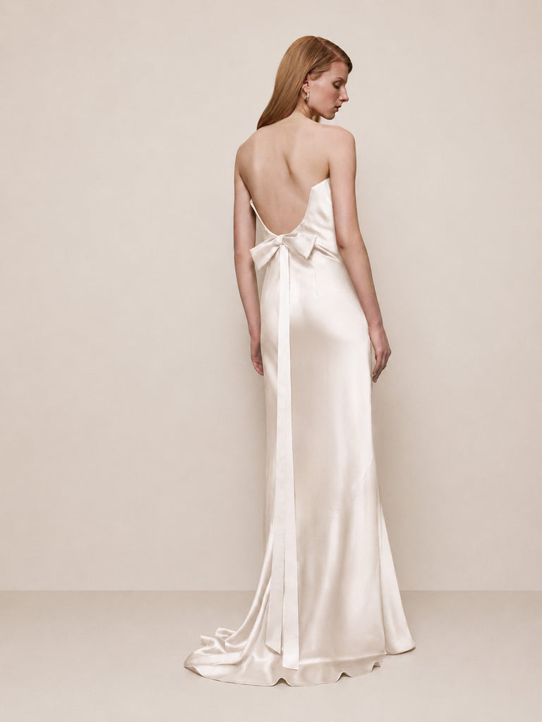 Open Back Bow Gown