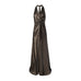 Halter Gown with Shawl