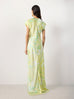 Green Print Nausheen Gown