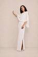 Draped Cape Dress