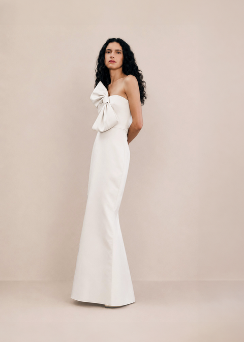 Bow Gown in White