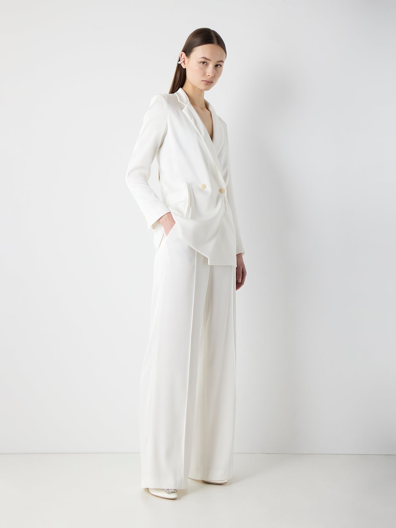 Classic Wide Leg Pant in Pink – Alejandra Alonso Rojas