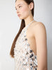 Crochet Dress with Silver Paillettes