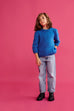 Kid's Pullover Sweater in Klein Blue