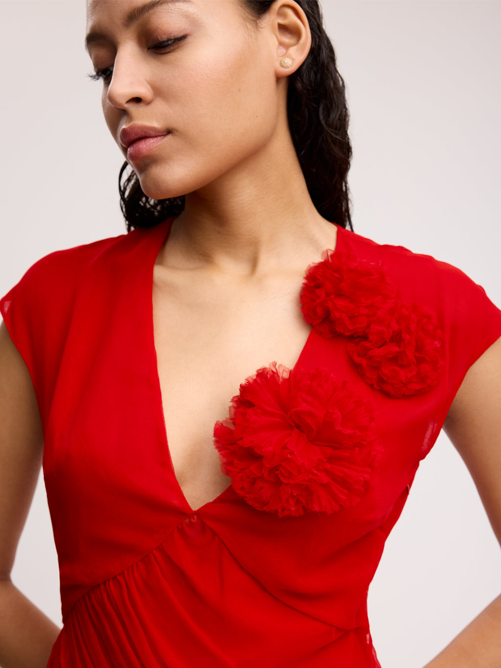 carnation red dress Lottie Dress