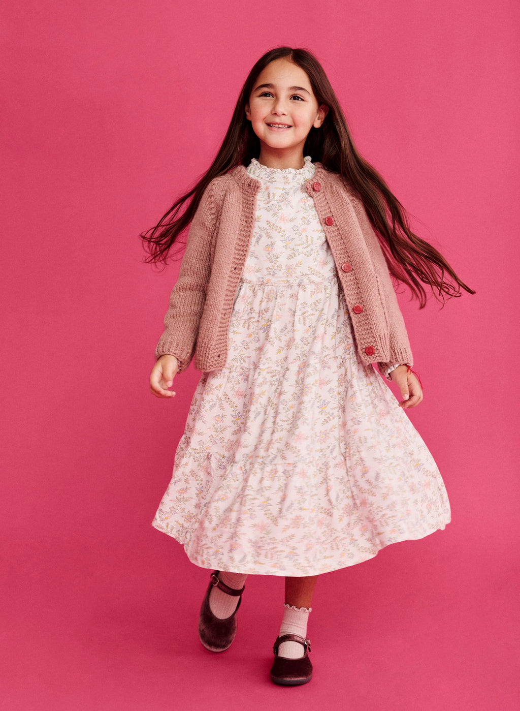 Kid's Cardigan in Pink