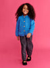 Kid's Cardigan in Klein Blue