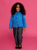 Kid's Cardigan in Klein Blue