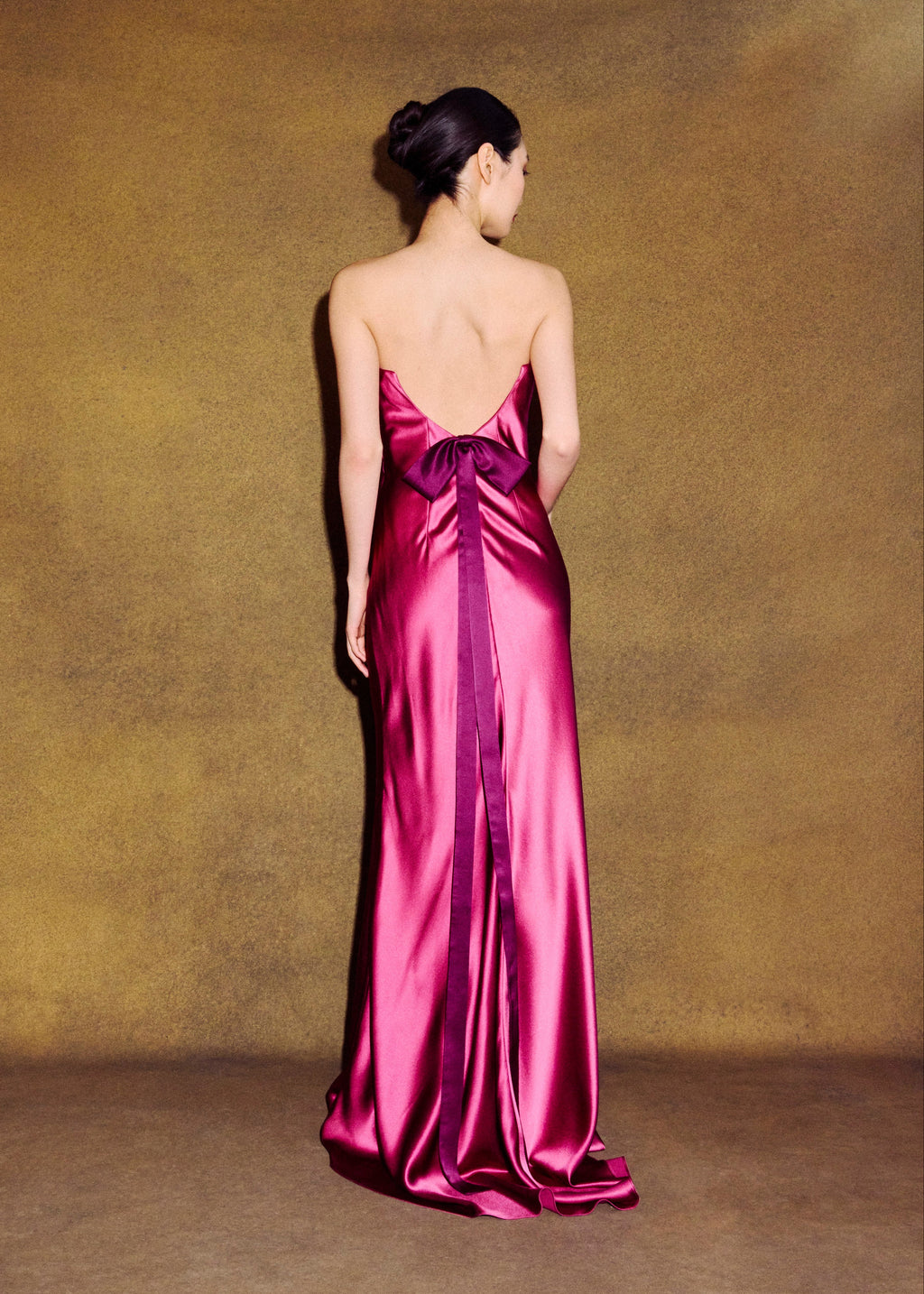 Low Back Bow Gown