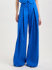 Wool Palazzo Pants in Klein Blue