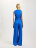 Vest And Pant Set In Klein Blue