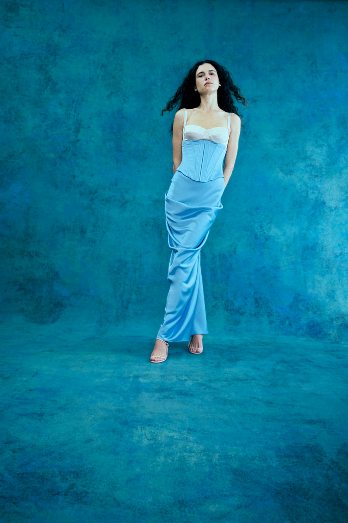 Alejandra Alonso Rojas Sculpted Corset Dress 0