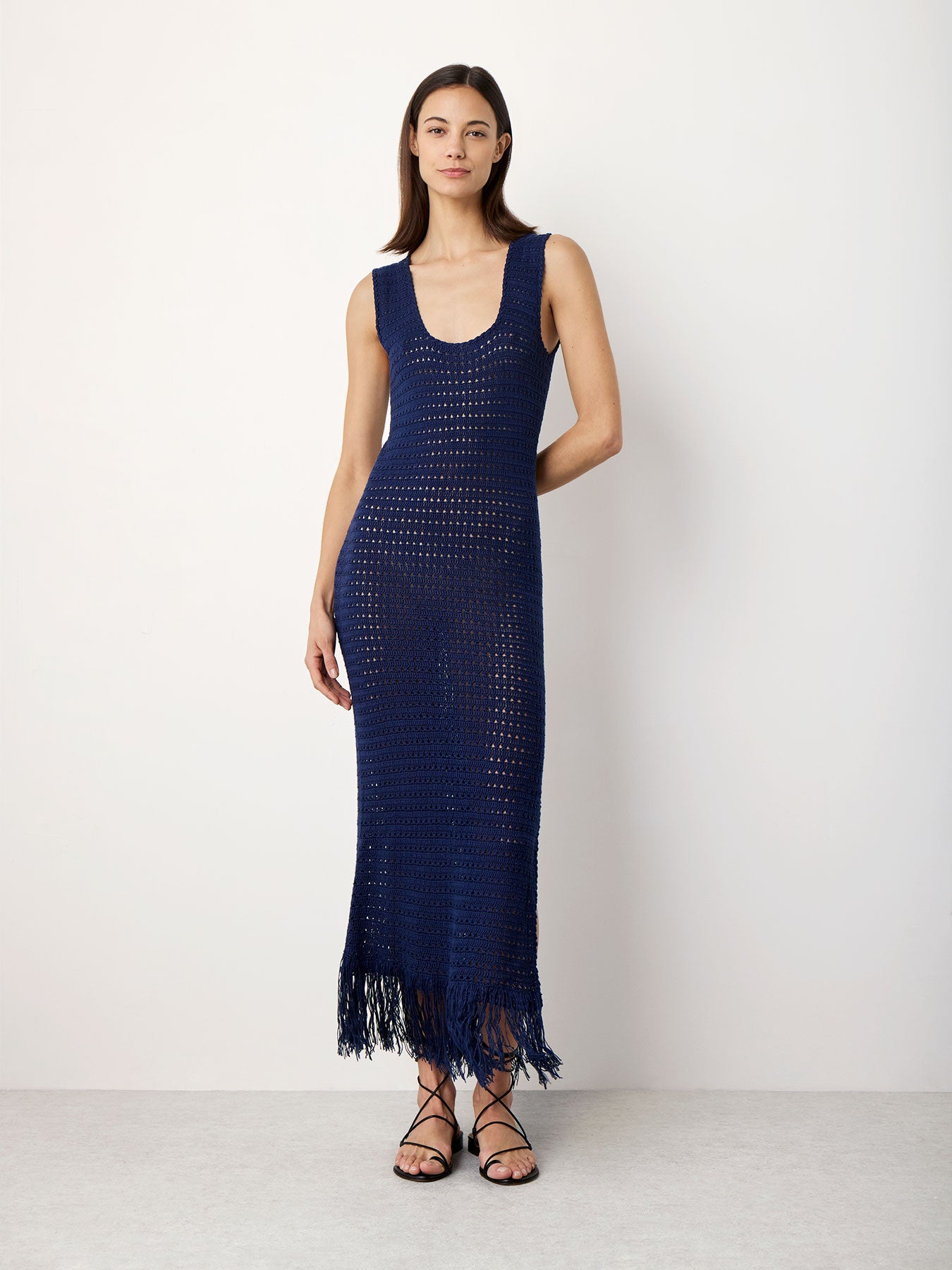Patri Blue Hand Crochet Dress Patri Blue Hand Crochet Dress