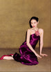 Halter Slip Gown With Flower