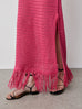 Fuschia Hand Crochet Dress