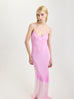 Bias Silk Slip Gown in Fuchsia Degrade