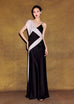 Slip Gown with Drapes