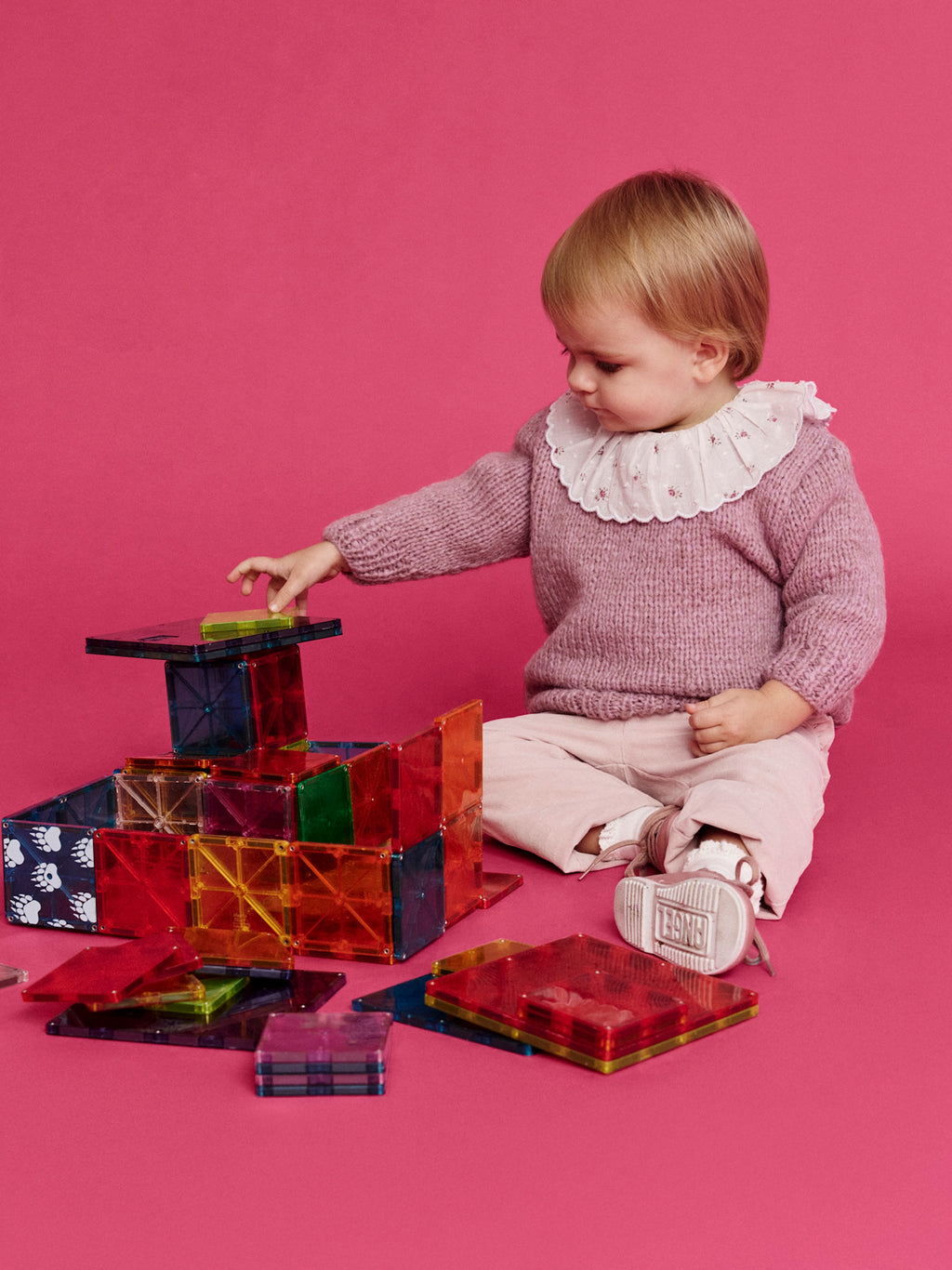 Kid's Pullover Sweater in Lavender