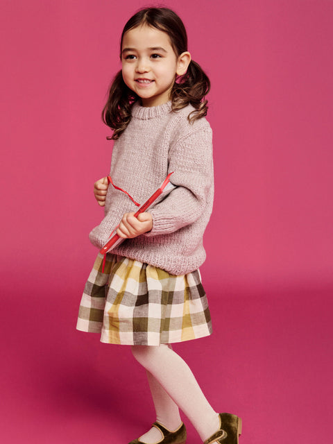 Kid's Pullover Sweater in Fairy Dust