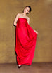Draped Overlay Gown