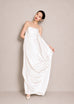 Draped Overlay Gown