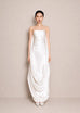 Draped Overlay Gown