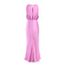 Blouson Midi Dress in Pink