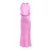 Blouson Midi Dress in Pink