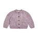 Kid's Cardigan in Lavender Melange