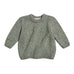 Kid's Pullover Sweater in Green Melange